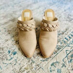 Dolce Vita Tan Braided Mules
